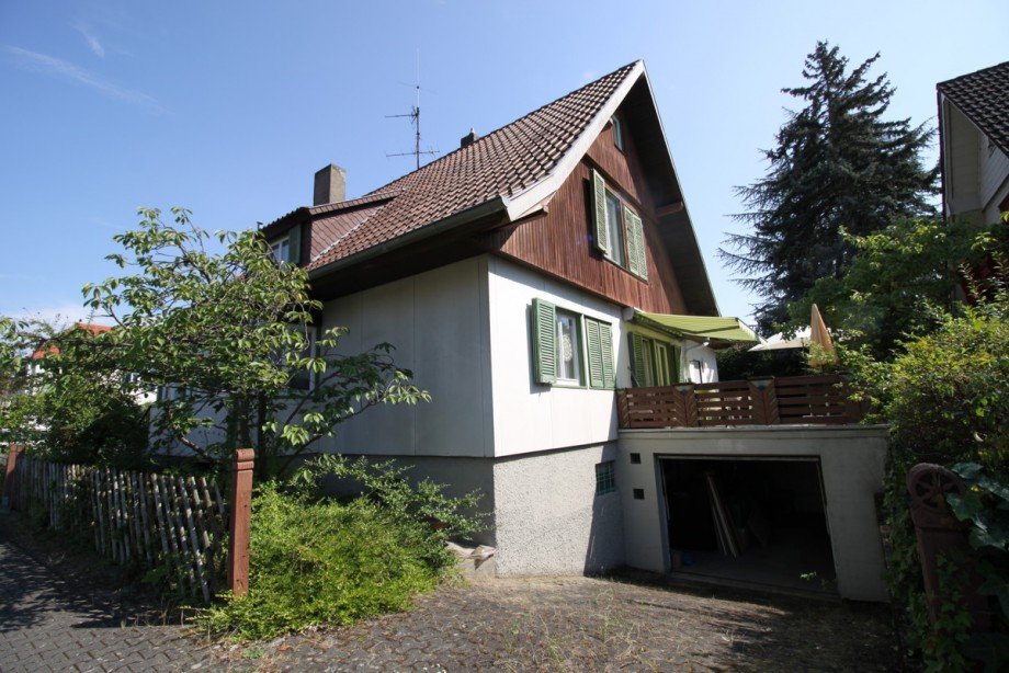 Front mit Garage Einfamilienhaus Mainz - Gonsenheim