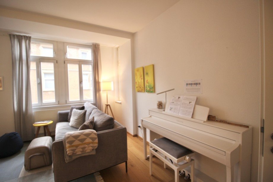 Wohnzimmer Etagenwohnung Mainz